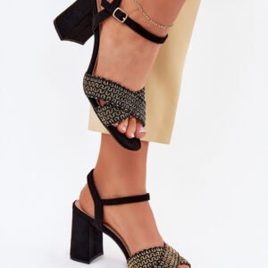 Sandały Model Almera B1639-209 Black - Step in style