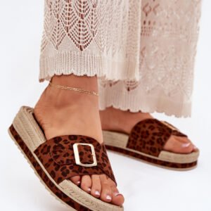 Sandał Klapki Model Selira LOLO27 Panterka - Step in style