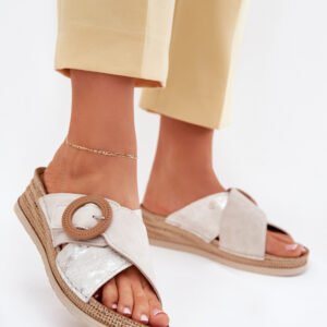 Sandał Klapki Model Inblu RV000012 Light Beige - Step in style