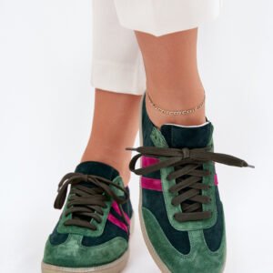 Buty Sportowe Model Zazoo N1068 Dark Green - Step in style