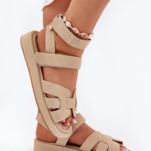 Sandały Model Uvissa NN617 Beige - Step in style