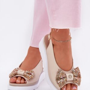 Sandały Model Zazoo 1882 Beige - Step in style