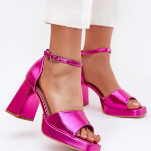 Sandały Model Marila KK54P Fuksja - Step in style