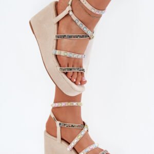 Sandały Model Lunara JH399 Beige - Step in style