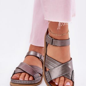 Sandały Model Maciejka L7064-35 Grafit - Step in style