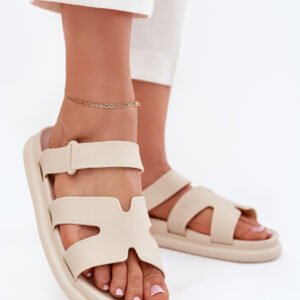 Sandał Klapki Model Tavirae CK321P Beige - Step in style