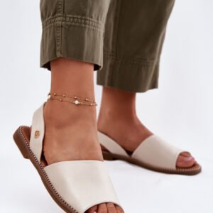 Sandały Model Dereka 25SD35-8783 Beige - Step in style