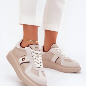 Buty Sportowe Model Daniel Lopez SS2D4003 Beige - Step in style
