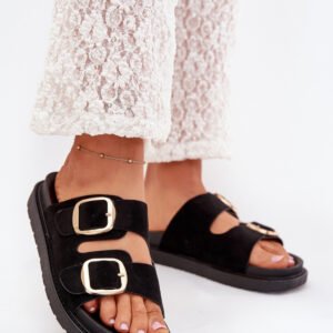 Sandał Klapki Model Verena 222-2 Black - Step in style