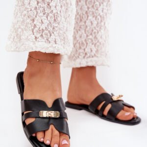 Sandał Klapki Model Kerenza 98-213 Black - Step in style