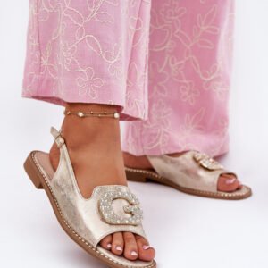 Sandały Model S.Barski KV51-081 Gold - Step in style