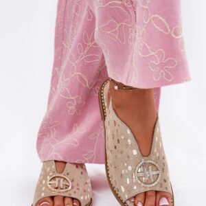 Sandały Model S.Barski KV51-094 Gold - Step in style