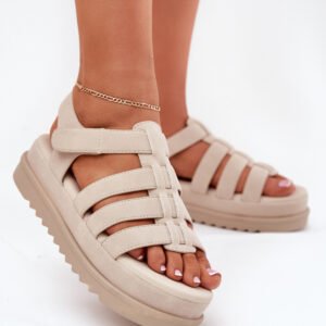 Sandały Model Filisenia PL363 Beige - Step in style