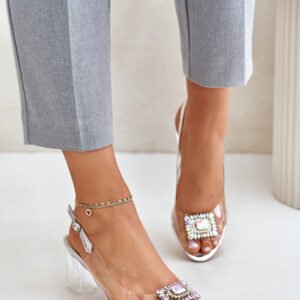 Sandały Model DA MR42-031 Silver - Step in style