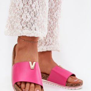 Sandał Klapki Model Vessira AM247 Fuksja - Step in style