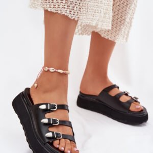 Sandał Klapki Model Nimiotte H-11 Black - Step in style