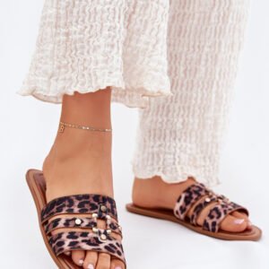 Sandał Klapki Model Noroti C-719 Panterka - Step in style