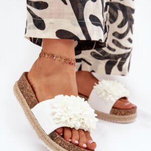 Sandał Klapki Model Tessara WD292 White - Step in style