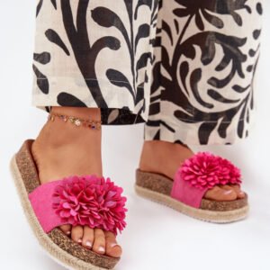 Sandał Klapki Model Tessara WD292 Fuksja - Step in style