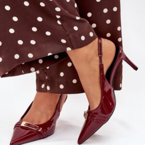 Szpilki Model Vivae P-1457 Bordo - Step in style