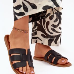 Sandał Klapki Model Mirona WD298 Black - Step in style