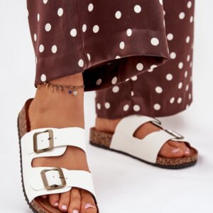 Sandał Klapki Model Vesina WD302 White - Step in style