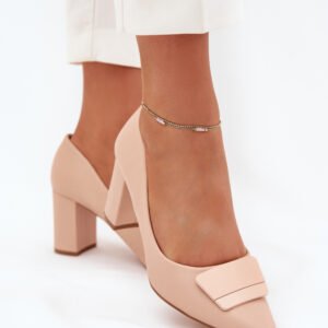 Czółenka Model Celira 55-A36 Beige - Step in style