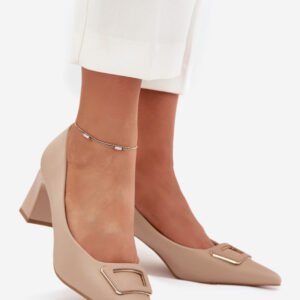 Czółenka Model Seriva 55-A30 Nude - Step in style