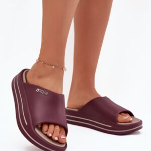 Sandał Klapki Model Big Star SS274425 Bordo - Step in style