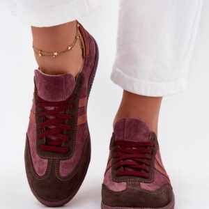 Buty Sportowe Model Zazoo N1068 Bordo - Step in style
