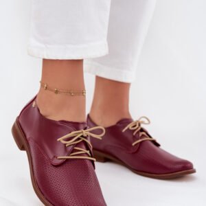 Półbuty Model Zazoo 4238 Bordo - Step in style