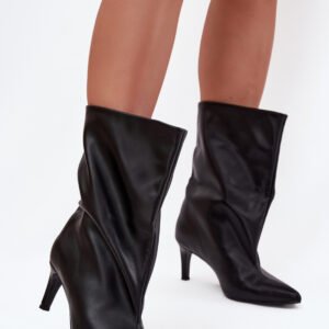 Botki Model Solvienne CLS-579 Black Skóra - Step in style