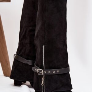 Kozaki Model Jolivine 2502A-1 Black Zamsz - Step in style