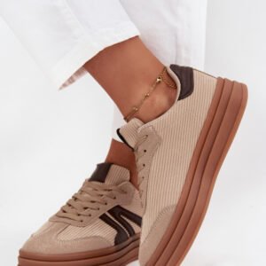 Buty Sportowe Model Corynelle 25817 Beige - Step in style