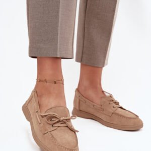 Mokasyny Model Zalina 22-374 Beige - Step in style