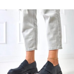 Mokasyny Model Kirna MP407-1 Black - Solea