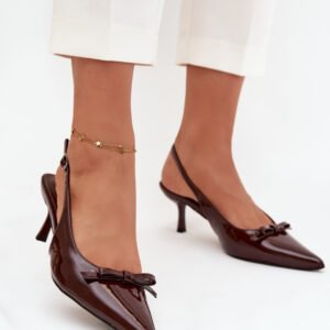 Czółenka Model Olvena P-1467 Czekolada - Step in style