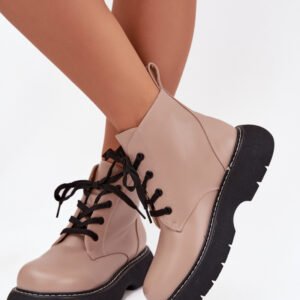 Botki Model Harmine LQ-26 Dark Beige - Step in style