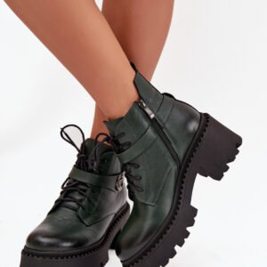 Botki Model Zazoo 60557 Dark Green - Step in style