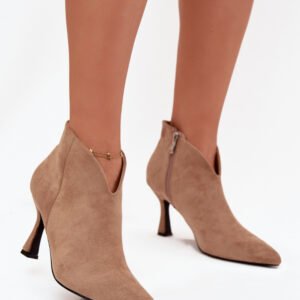 Botki Model Jolivra C-850 Beige - Step in style