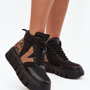 Botki Model Vinceza 66838 Black - Step in style