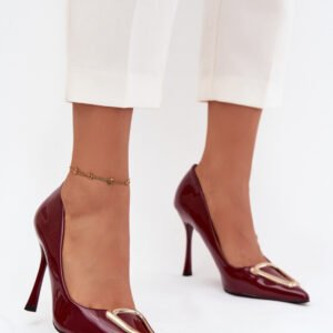 Szpilki Model Paivelle 9774 Bordo - Step in style