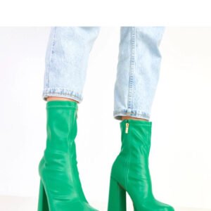 Botki Model Yasmin YES-222-1 Green - Solea