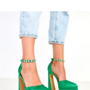 Czółenka Model Tolani YES-3062-8 Green - Solea