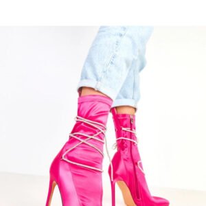 Botki Model Tolnai K370 Pink - Solea