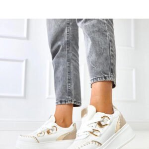 Buty Sportowe Model Lina B2093 White - Solea