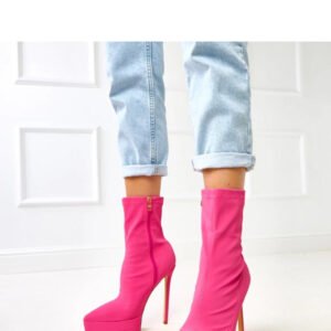 Botki Model Ramla YES-3858-1 Pink - Solea