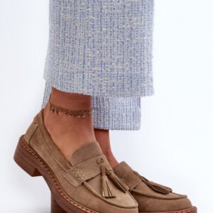 Mokasyny Model DA TW107 Brown - Step in style