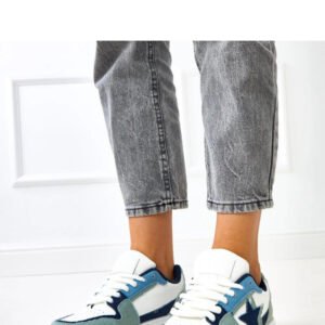 Buty Sportowe Model Zerri WW240 White/Blue - Solea