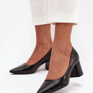 Czółenka Model Ryvessa LL-380P Black - Step in style